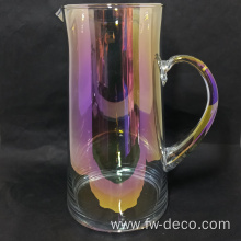 colored plating crystal drinking glass water jug